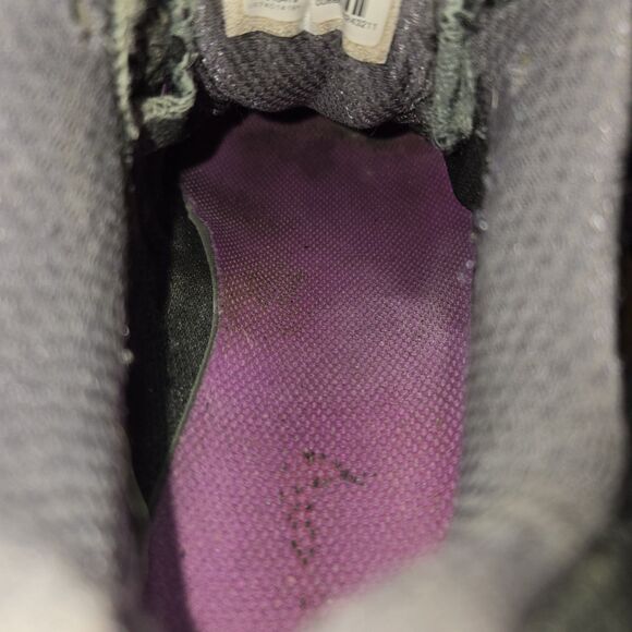 2012 Nike Reax Rocket 2 Womens Size 7 Retro Y2K Black/Purple Shoes 454175-003 - Picture 9 of 9